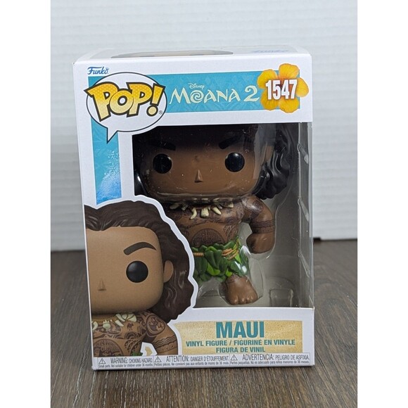 Funko Pop! Disney Moana 2 Maui #1547 Vinyl Figure Collectible - Picture 1 of 5